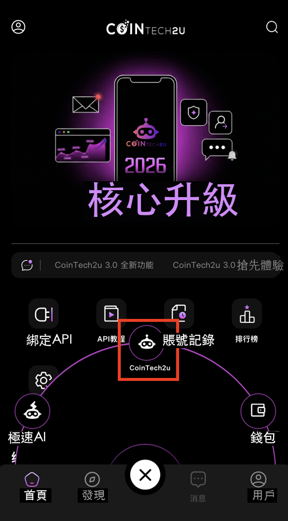 進入CoinTech2u交易組合
